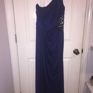 David’s bridal marina blue (navy) dress